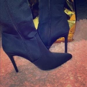 High heeled boots